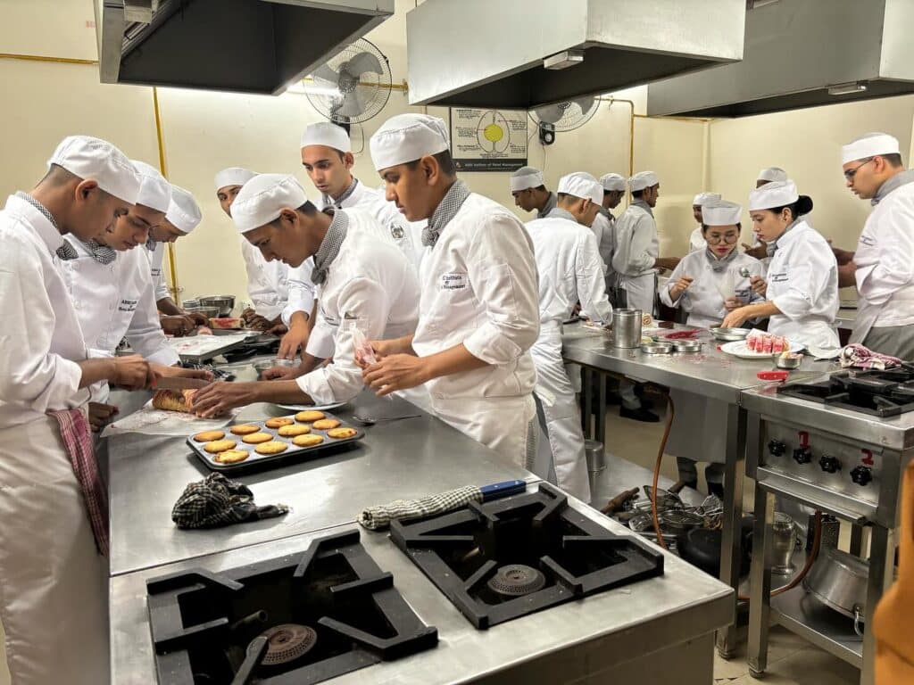 ABHI students training in the campus culinary kitchen